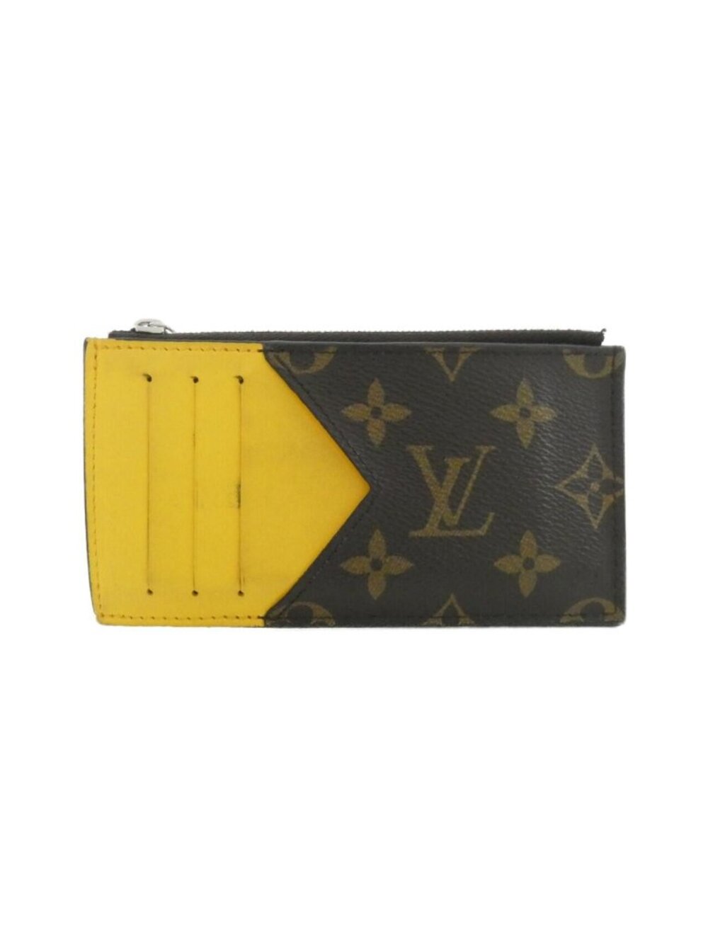 Louis Vuitton Monogram Macassar Coin Card Holder Purse